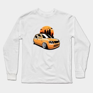 Yellow Mira City Skyline Long Sleeve T-Shirt